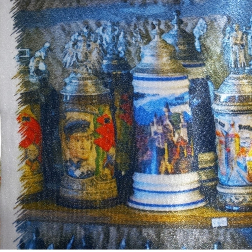 Beer Stein Decorated Pillow Covers for 16 x 16 Pillow inserts - Picture 3 of 6